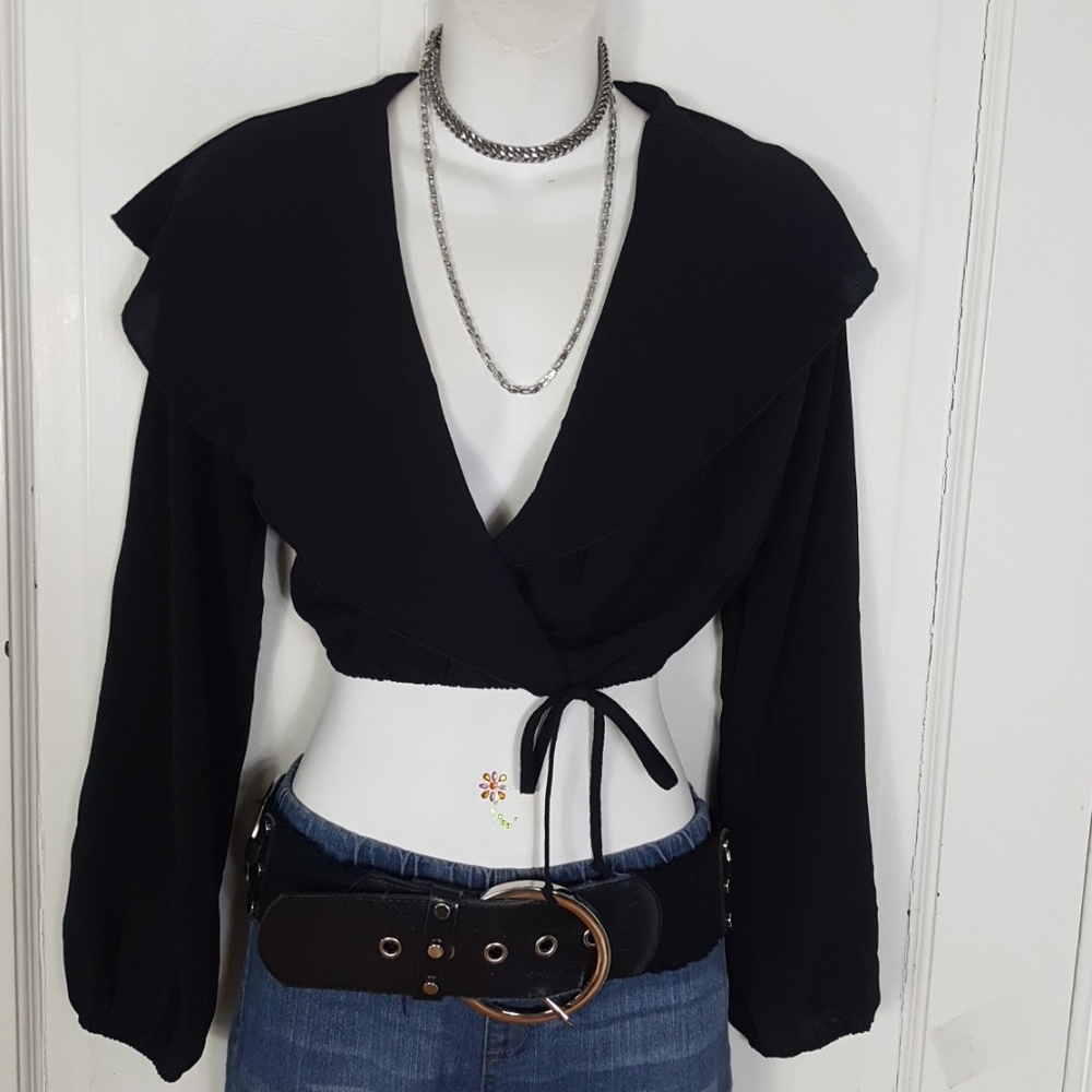 Fun and Flirty Crop Blouse